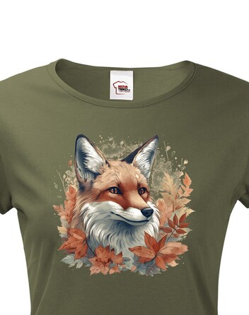 Dámské tričko Liška podzim
