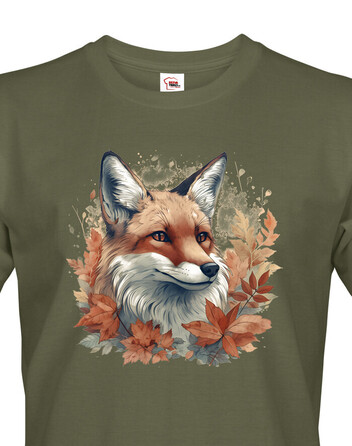 Pánské tričko Liška podzim