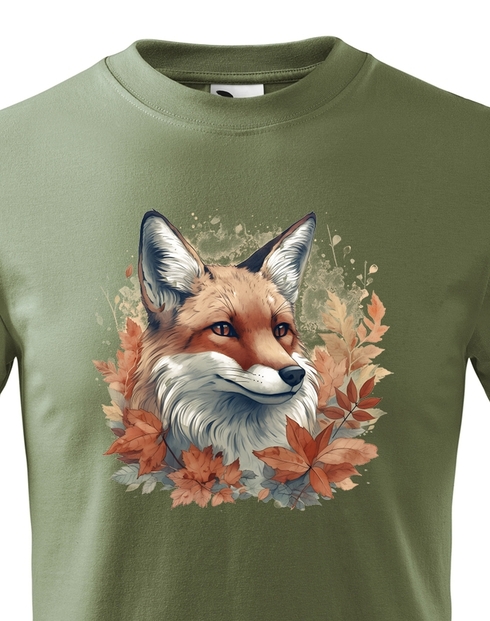 Dětské tričko Liška podzim