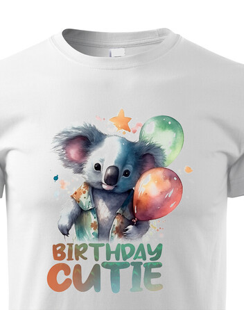 Dětské tričko Birthday cutie