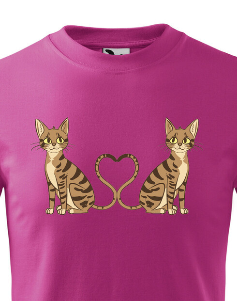 Dětské tričko Kočičí dvojčata