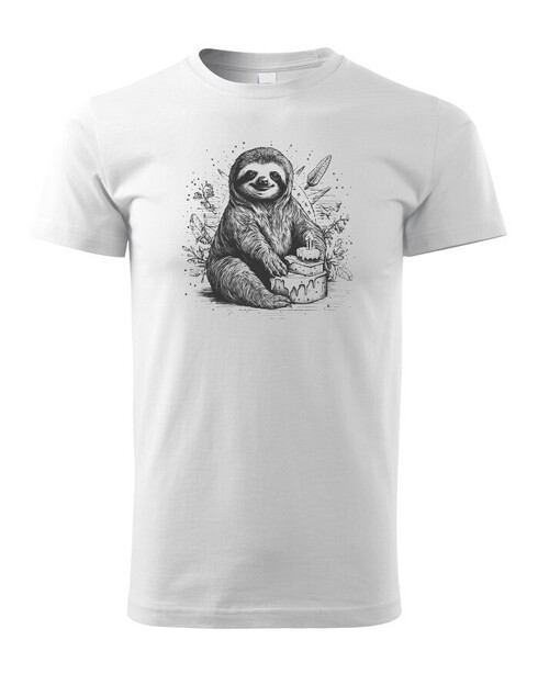 Dětské tričko Narozeninová party lenochod