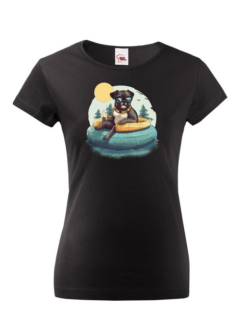 Dámské tričko Mopsík