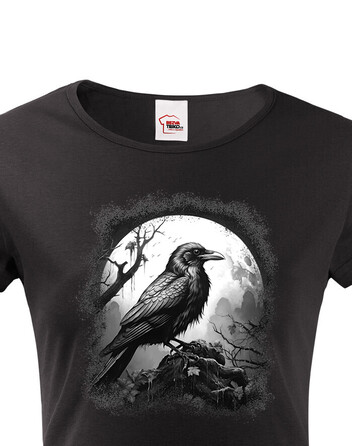 Dámské tričko Vrána