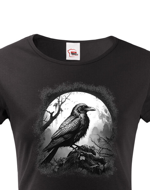 Dámské tričko Vrána
