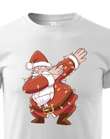 Dětské tričko Santa a světélka