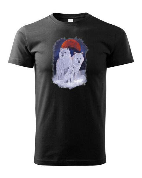 Dětské tričko Vlčí rodina