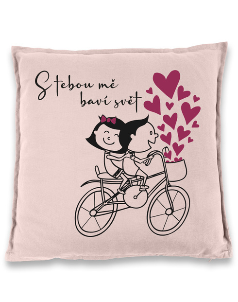 Polštářek S tebou mě baví svět