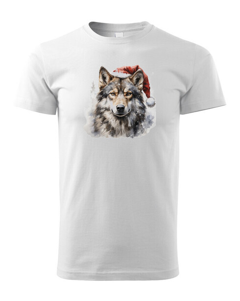 Dětské tričko Vánoční vlk