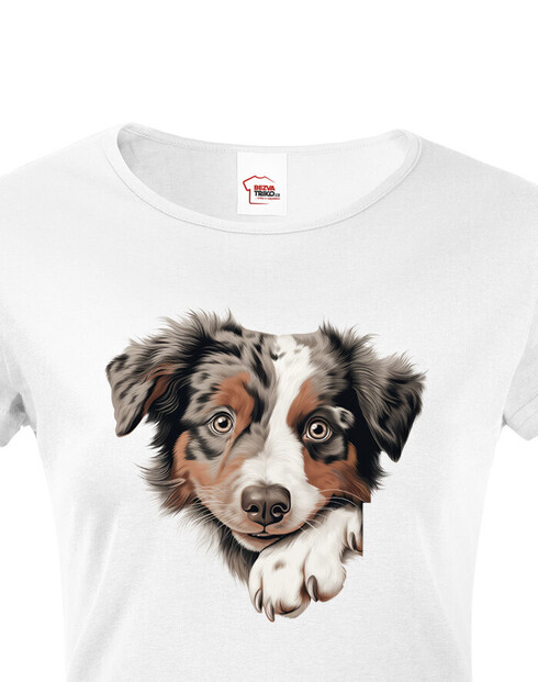 Dámské tričko Australský ovčák