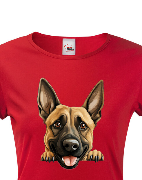 Dámské tričko Belgický ovčák