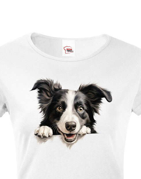 Dámské tričko Border kolie