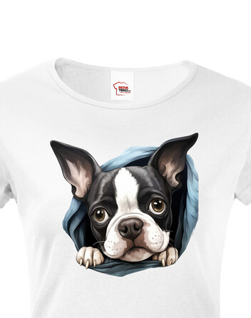 Dámské tričko Bostonský teriér