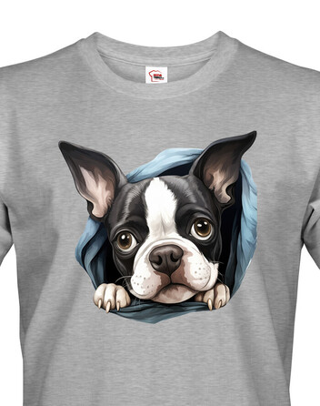 Pánské tričko Bostonský teriér