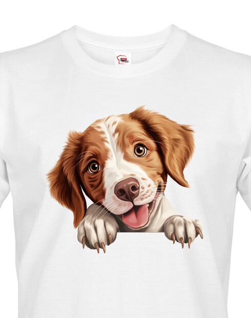 Pánské tričko Bretaňský ohař