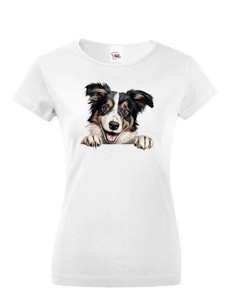 Dámské tričko Border kolie