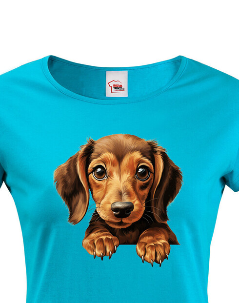 Dámské tričko Jezevčík