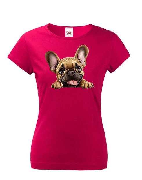 Dámské tričko Francouzský buldoček