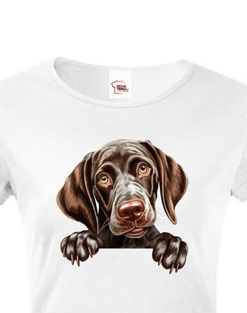 Dámské tričko Německý krátkosrstý ohař