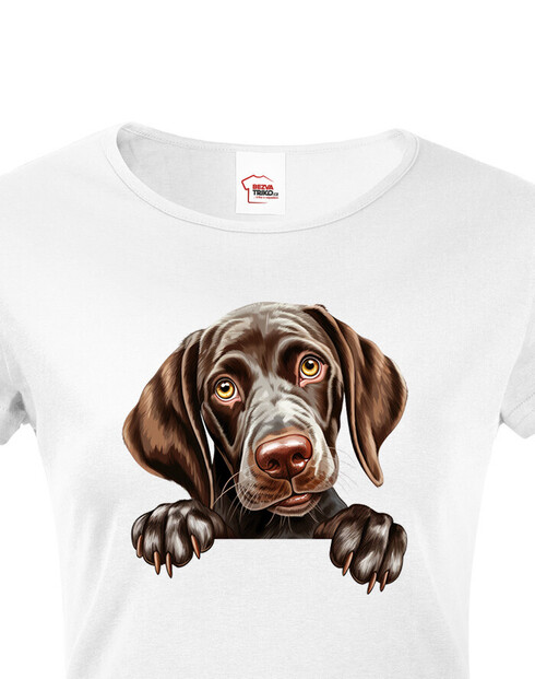 Dámské tričko Německý krátkosrstý ohař