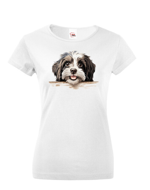 Dámské tričko Havanský pejsek