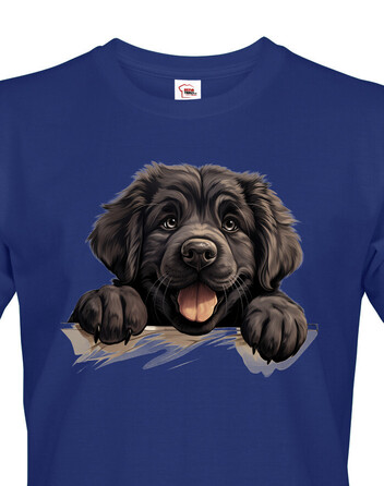 Pánské tričko Novofundlandský pes