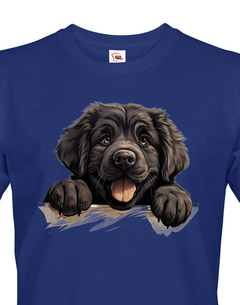 Pánské tričko Novofundlandský pes