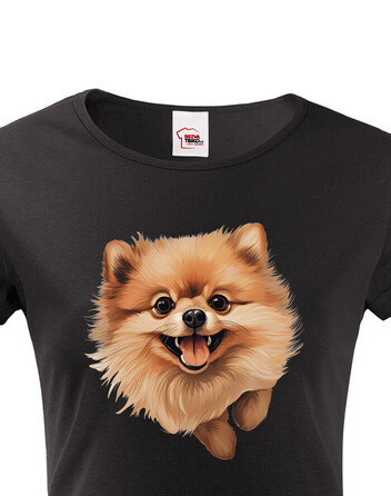 Dámské tričko Pomerianský špic