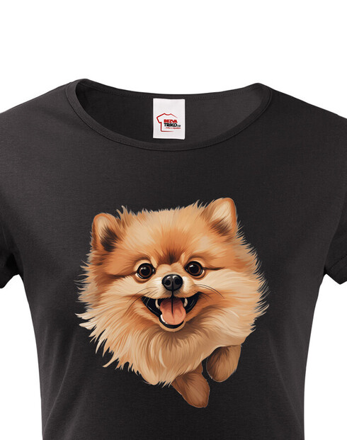 Dámské tričko Pomerianský špic