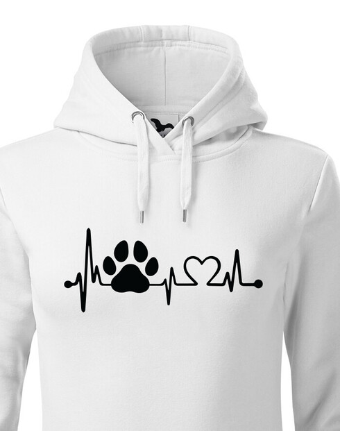 Dámská mikina pro pejskařky Tep pejska