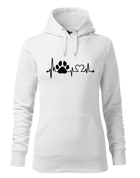 Dámská mikina pro pejskařky Tep pejska