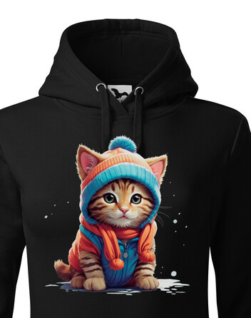 Dámská mikina Koťátko v oblečku