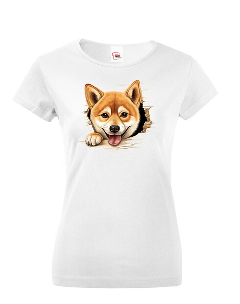 Dámské tričko Šiba inu