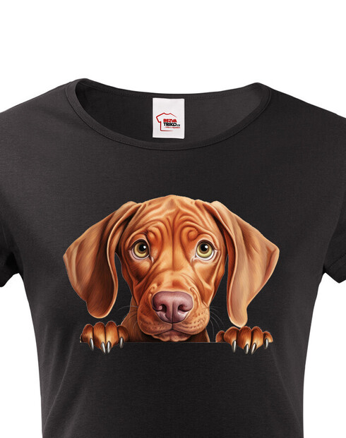 Dámské tričko Maďarský ohař