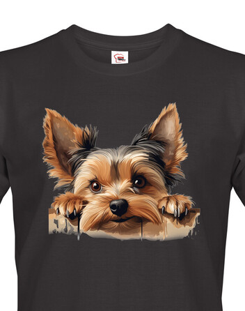 Pánské tričko Jorkšírsky teriér