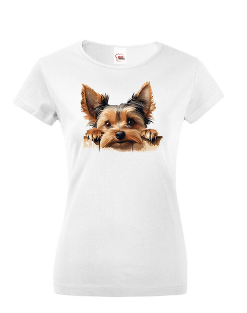 Dámské tričko Jorkšírsky teriér