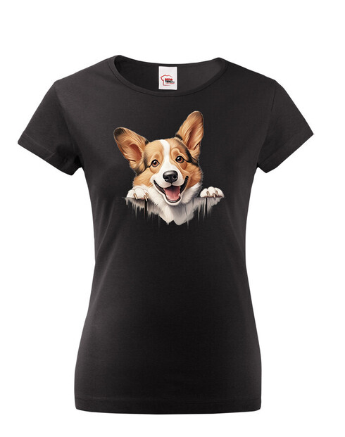 Dámské tričko Welsh Corgi Pembroke