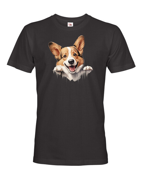 Pánské tričko Welsh Corgi Pembroke