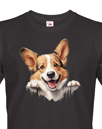 Pánské tričko Welsh Corgi Pembroke