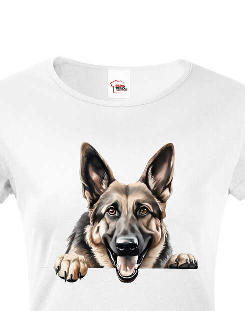 Dámské tričko Německý ovčák