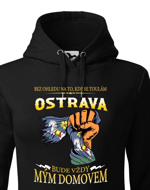 Dámská mikina s rodným městem