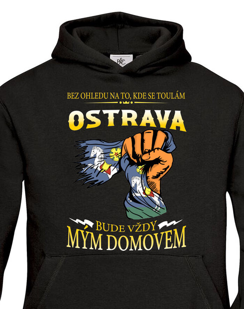 Dětská mikina s rodným městem