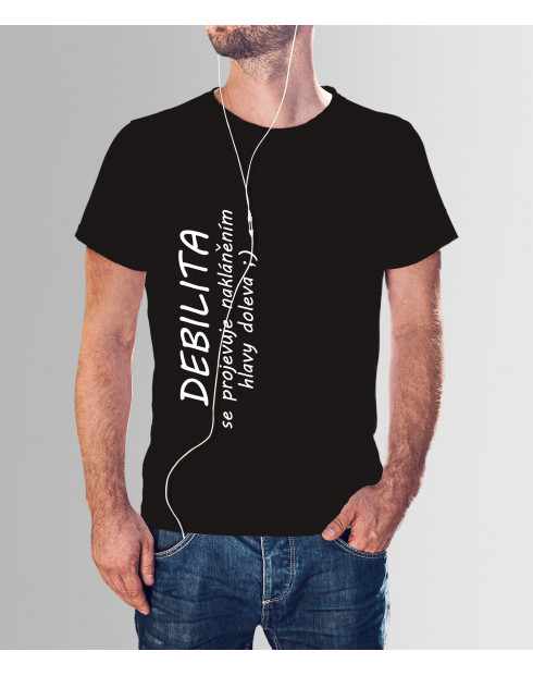 Debilita se projevuje nakláněním hlavy doleva