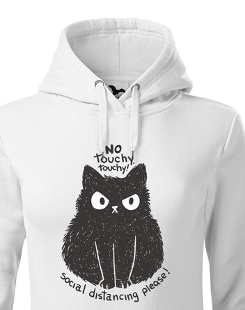 Dámská mikina No touchy touchy!