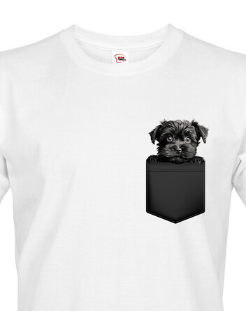 Pánské tričko Opičí pinč v kapsičce