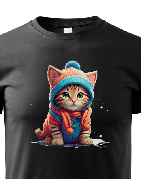 Dětské tričko Koťátko v oblečku