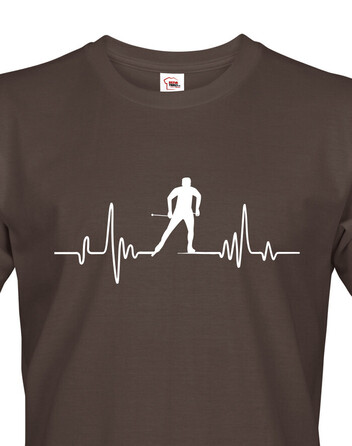 Pánské tričko Tep běžkaře