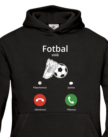 Dětská mikina Fotbal volá