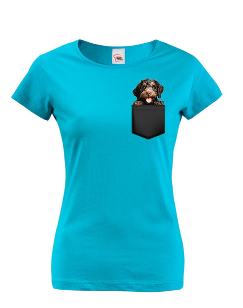 Dámské tričko Barbet v kapsičce