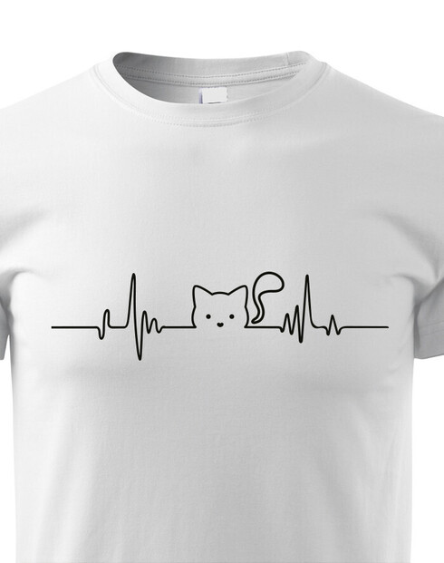 Dětské triko tep kočky 2